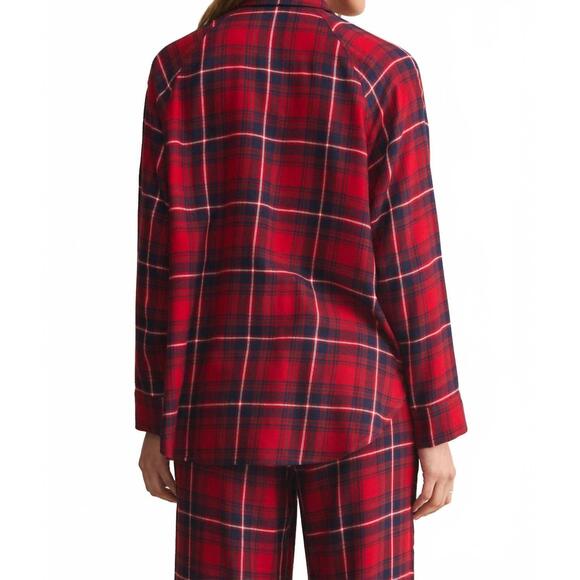 NEW Z SUPPLY river plaid button up top in red haute - Picture 3 of 5